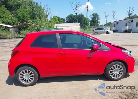 2015 Toyota Yaris L из США, поврежденный, VIN VNKJTUD32FA022227